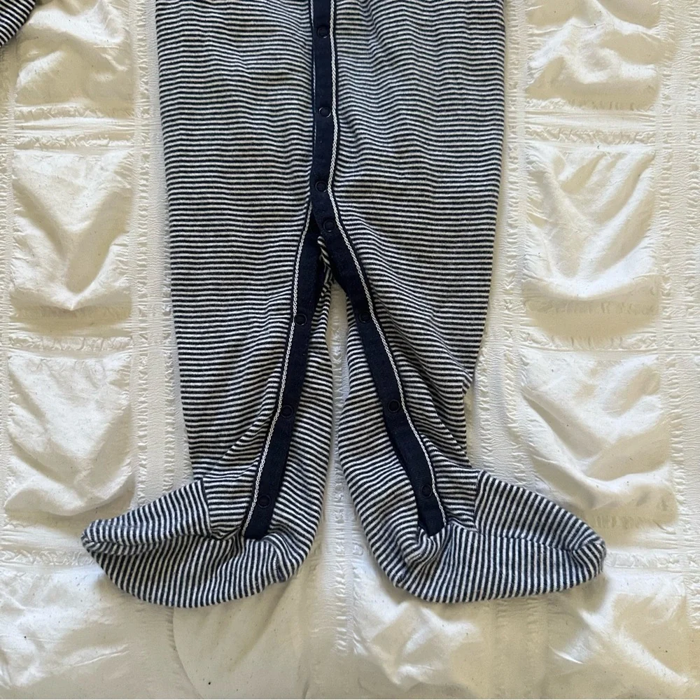 Striped Navy Kids One Piece by Ralph Lauren